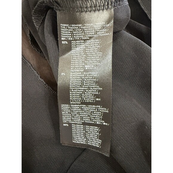 Killstar Gothic Witchy Corset Lace Up Ruffle Handkerchief Hem Black Midi Dress M - Picture 9 of 13